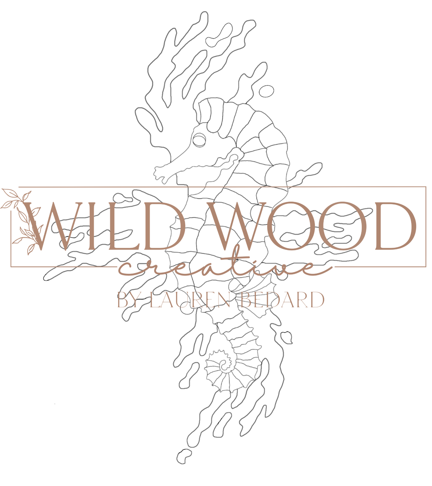 Seahorse Splashes SVG