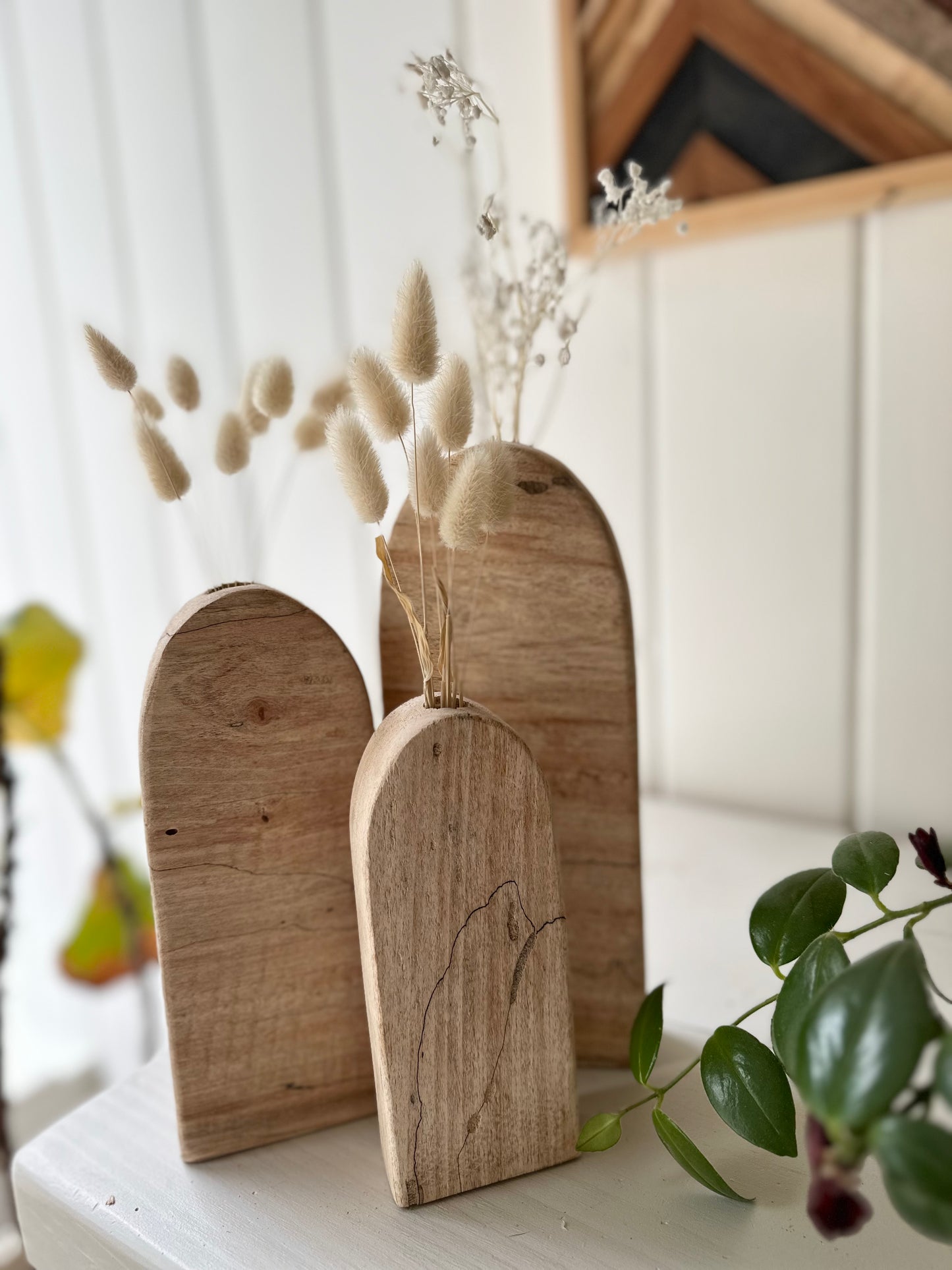 Wood Vases