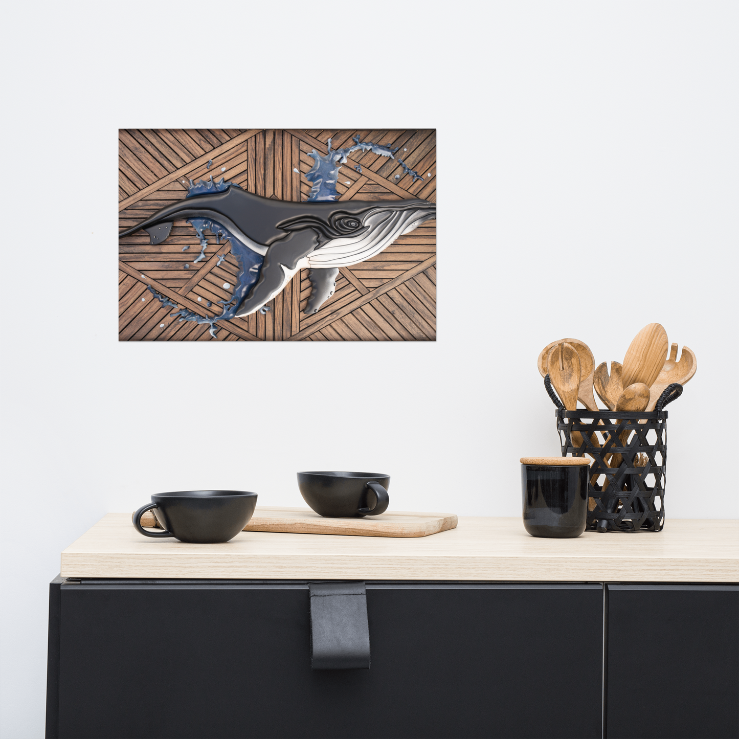 Coastline - Humpback Whale Poster Print