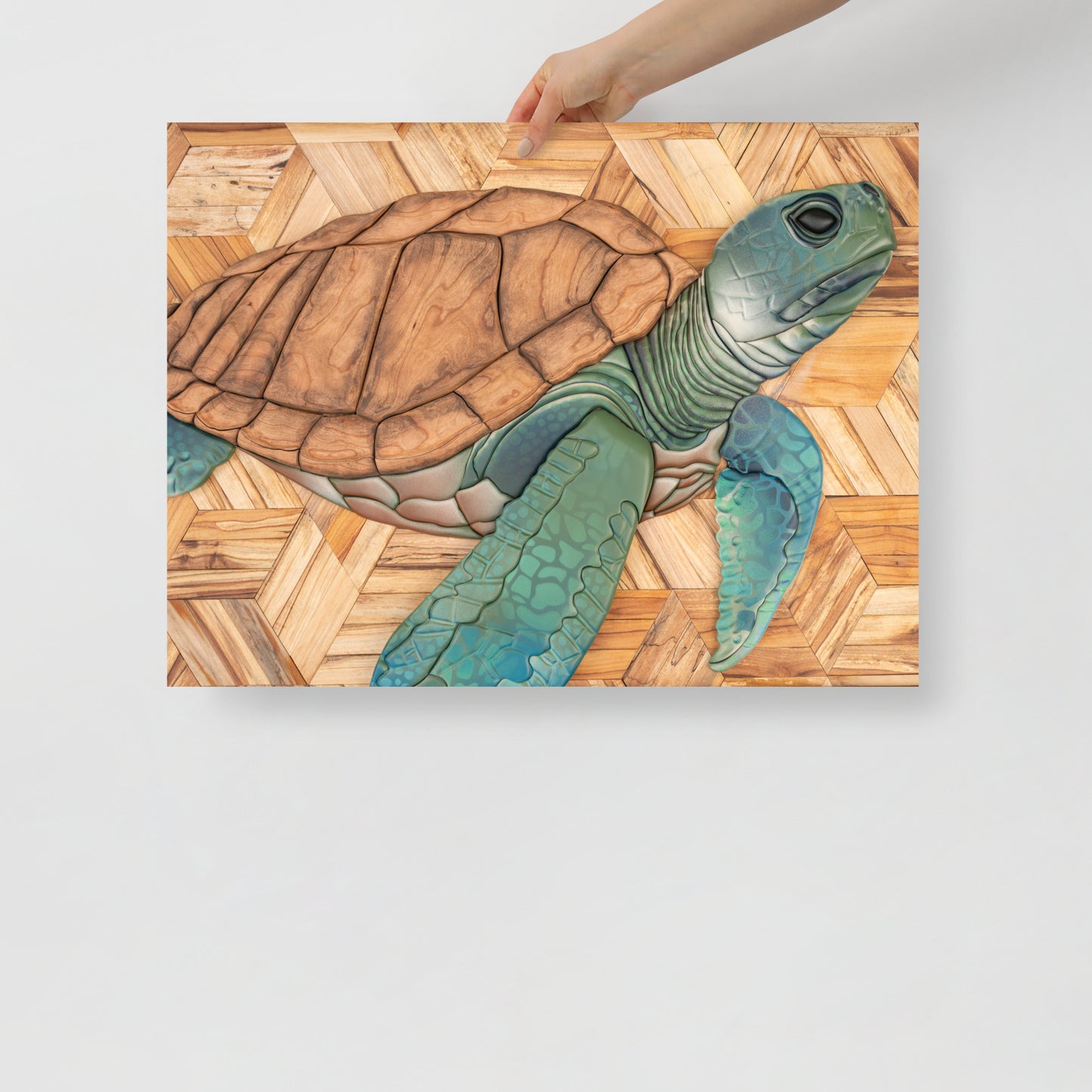 Coastline - Sea Turtle Poster Print