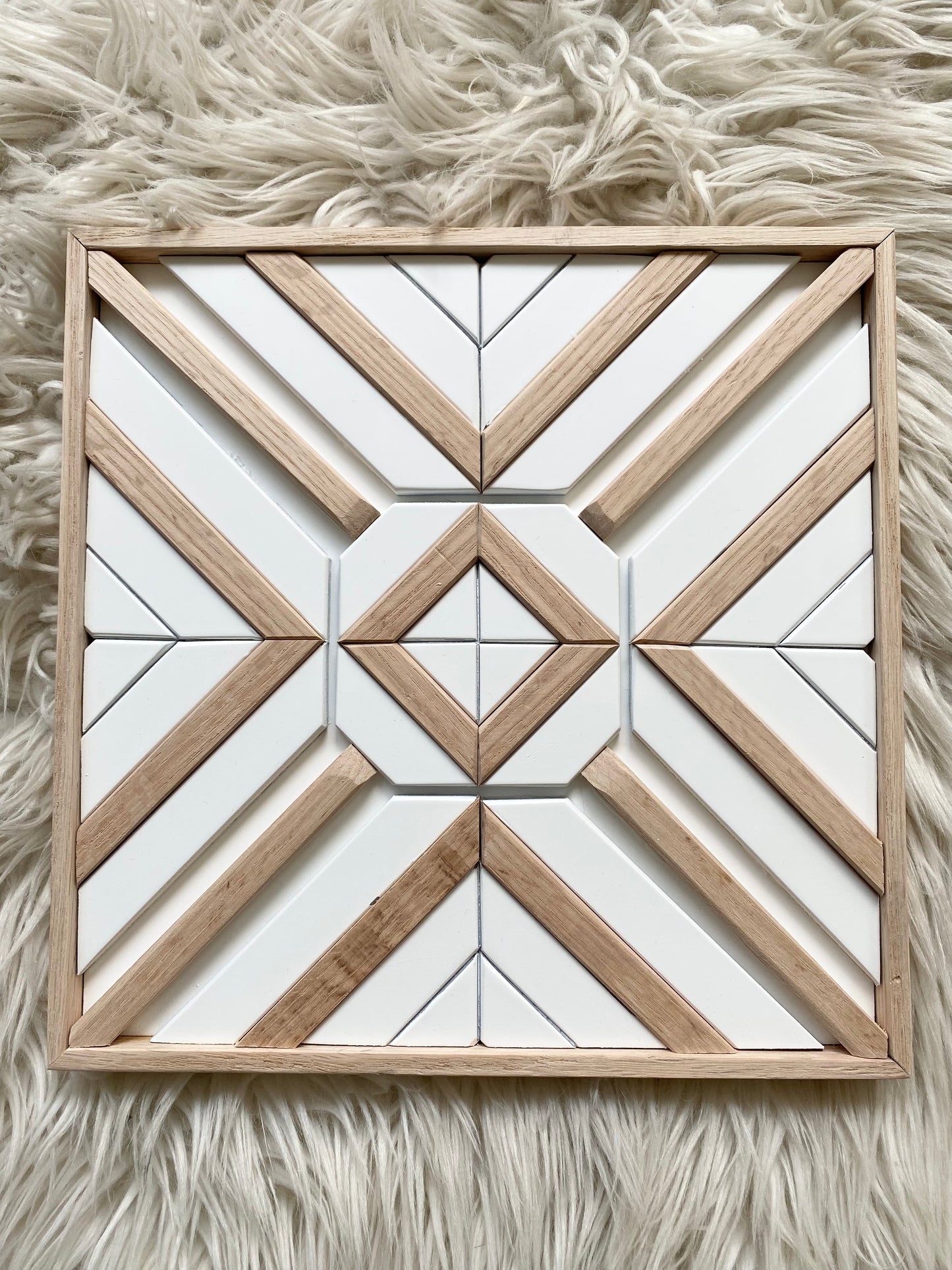 Blanca - Square Oak Mosaic
