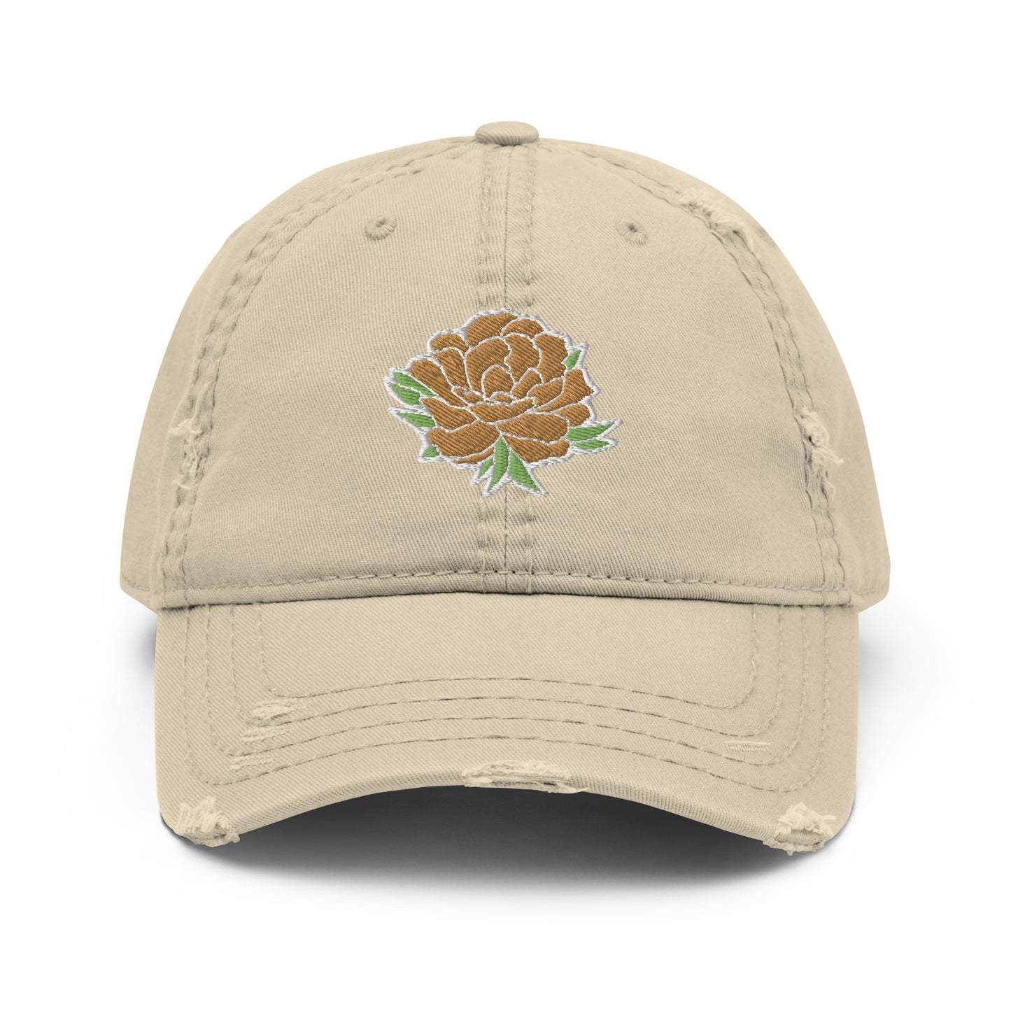 Blanca - Peony Distressed Dad Hat
