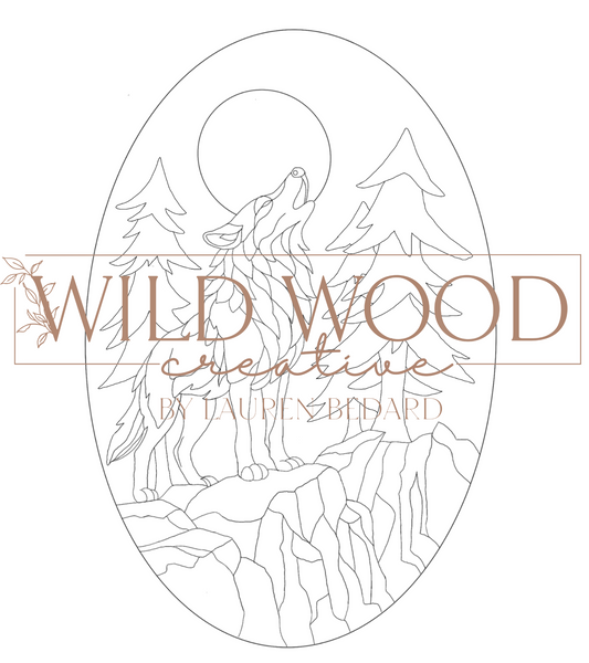 Howling Wolf SVG