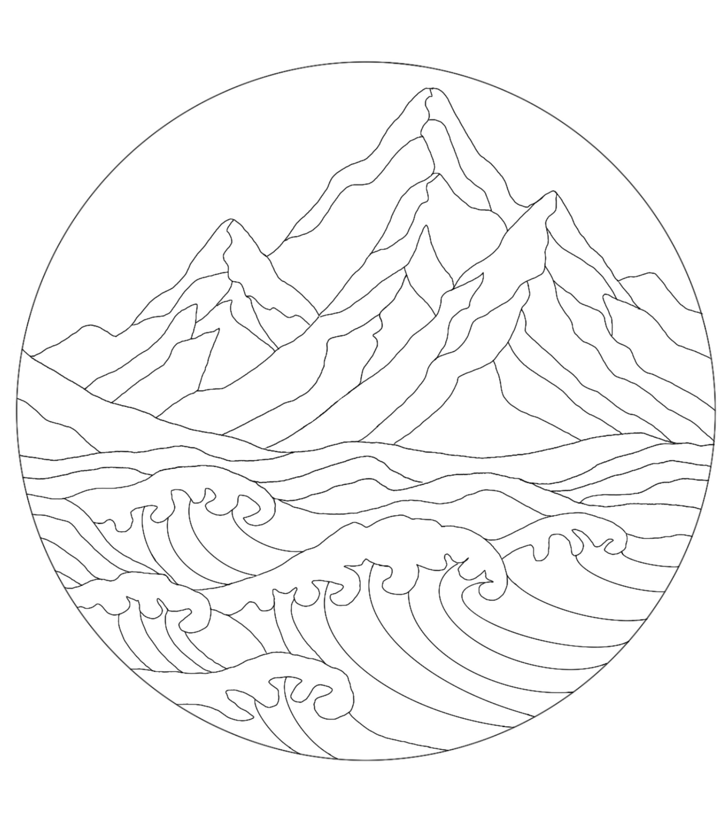 Coastal Landscape SVG
