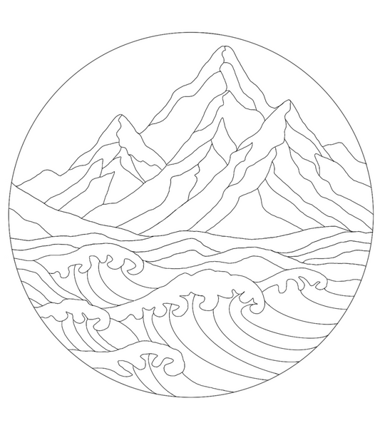 Coastal Landscape SVG