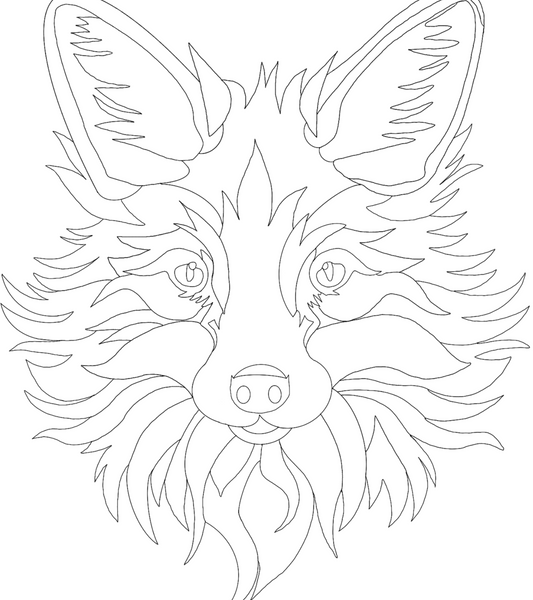 Fox Face SVG