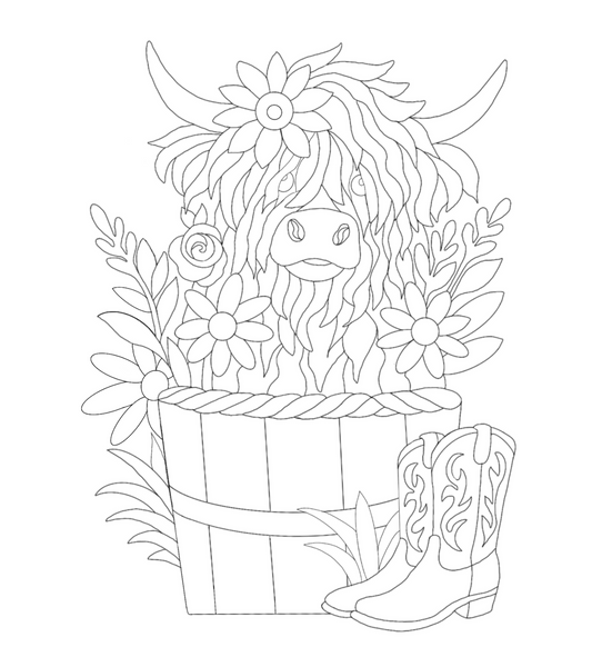 Baby Moo SVG