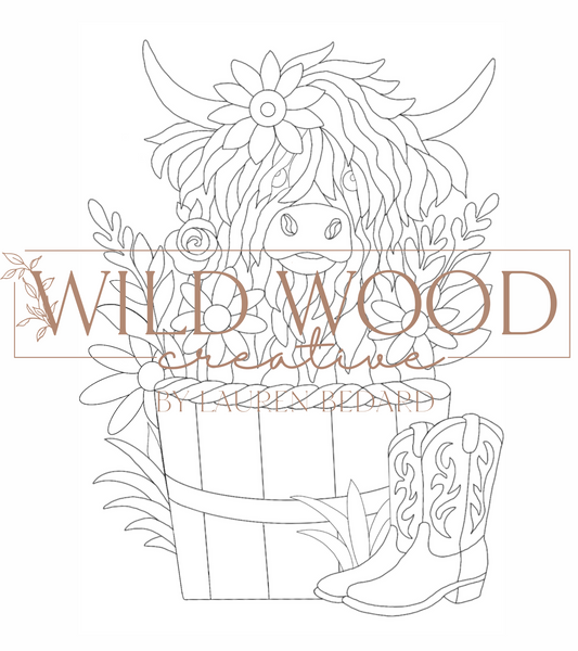 Baby Moo SVG