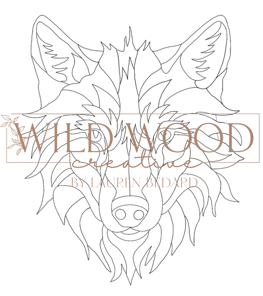 Wolf Face SVG