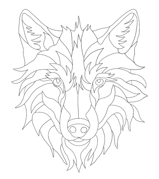 Wolf Face SVG
