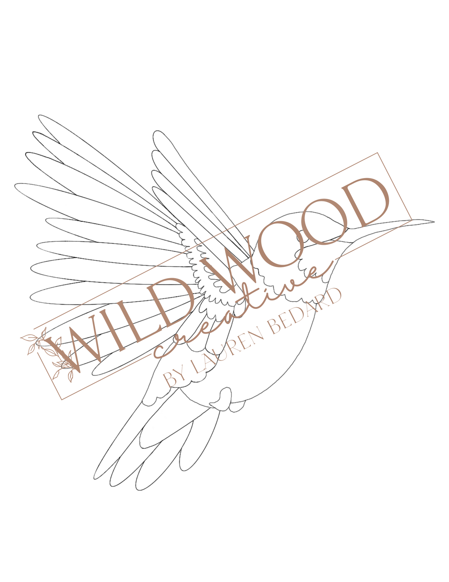 Hummingbirds Template