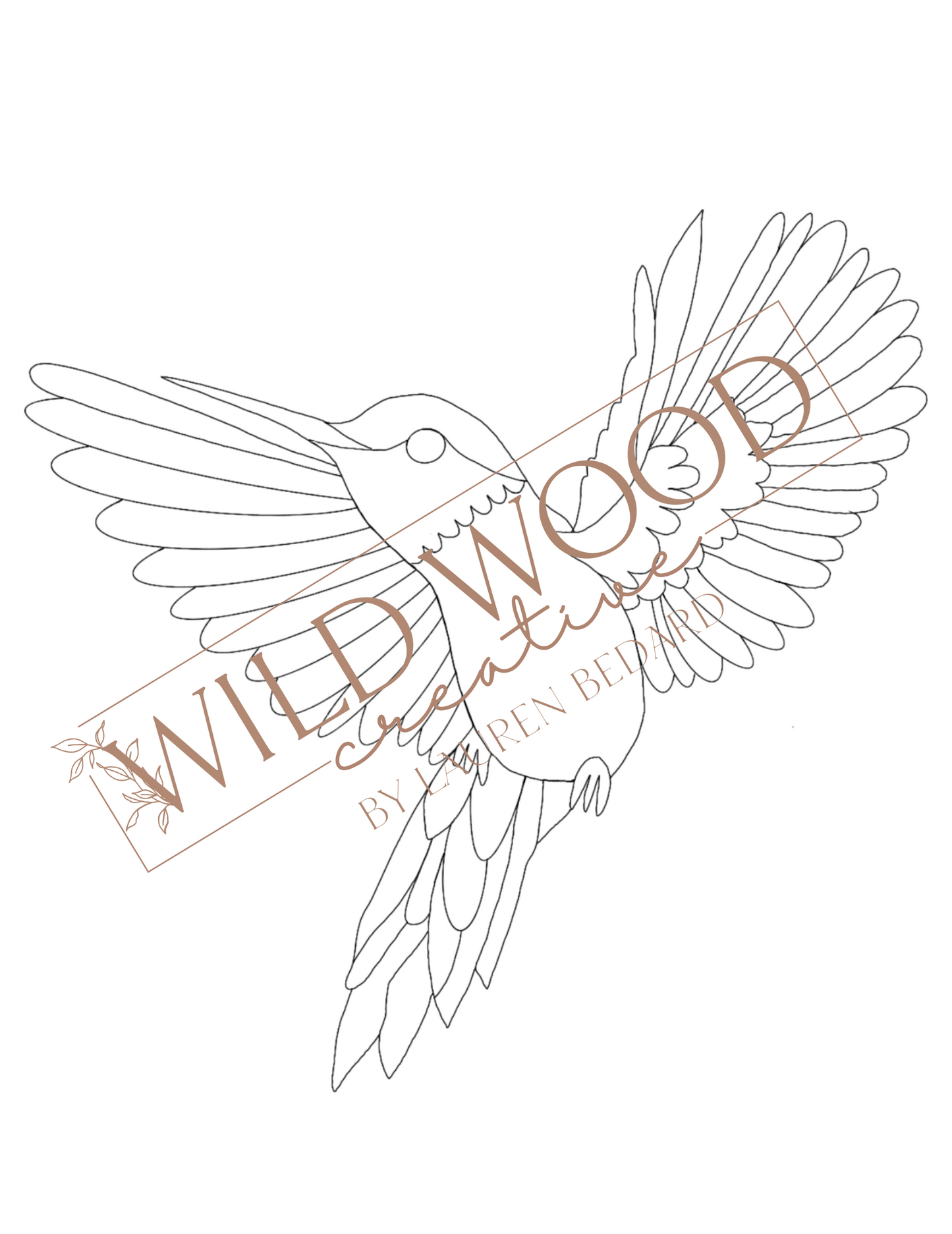 Hummingbirds Template