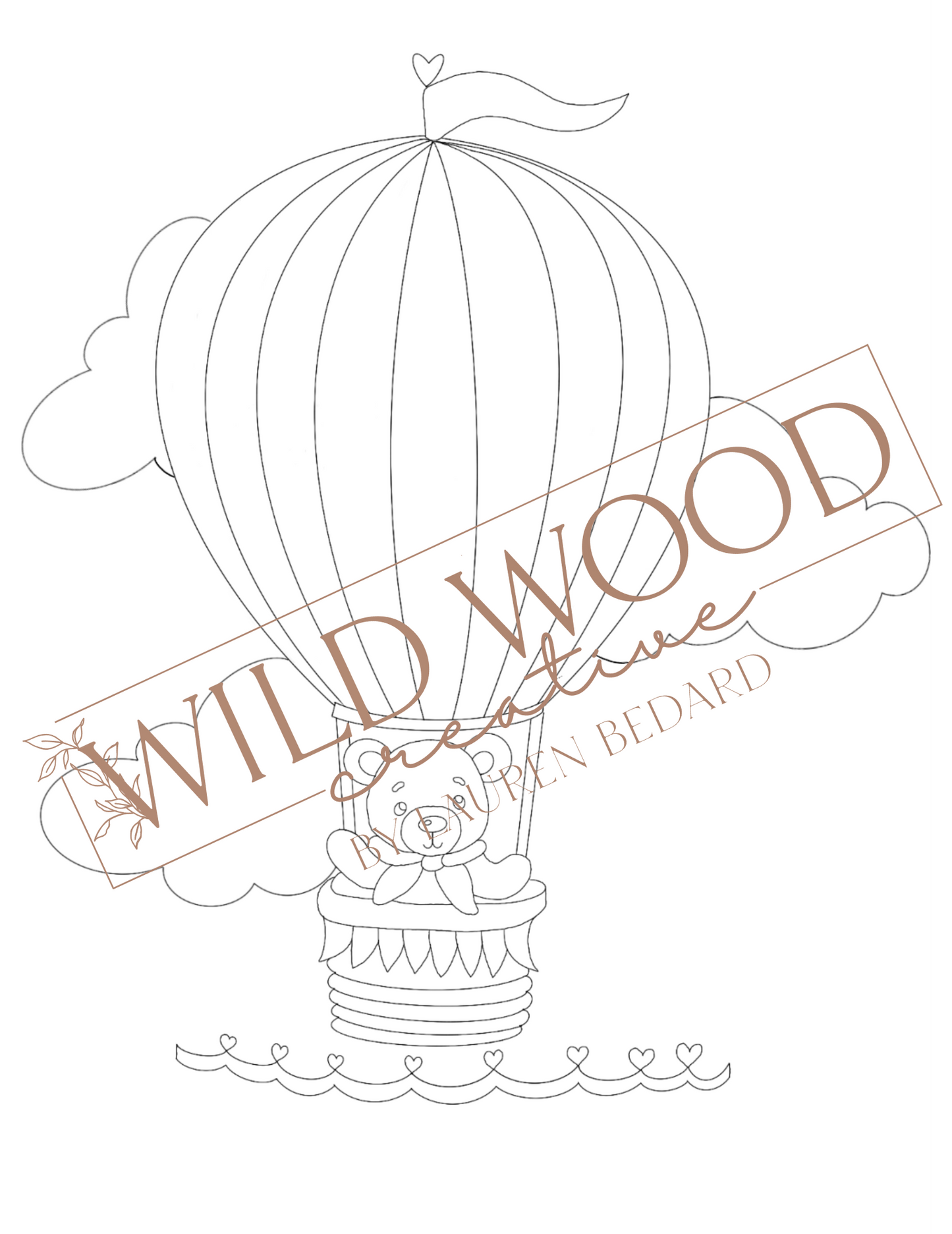 Hot Air Balloon Teddy Bear