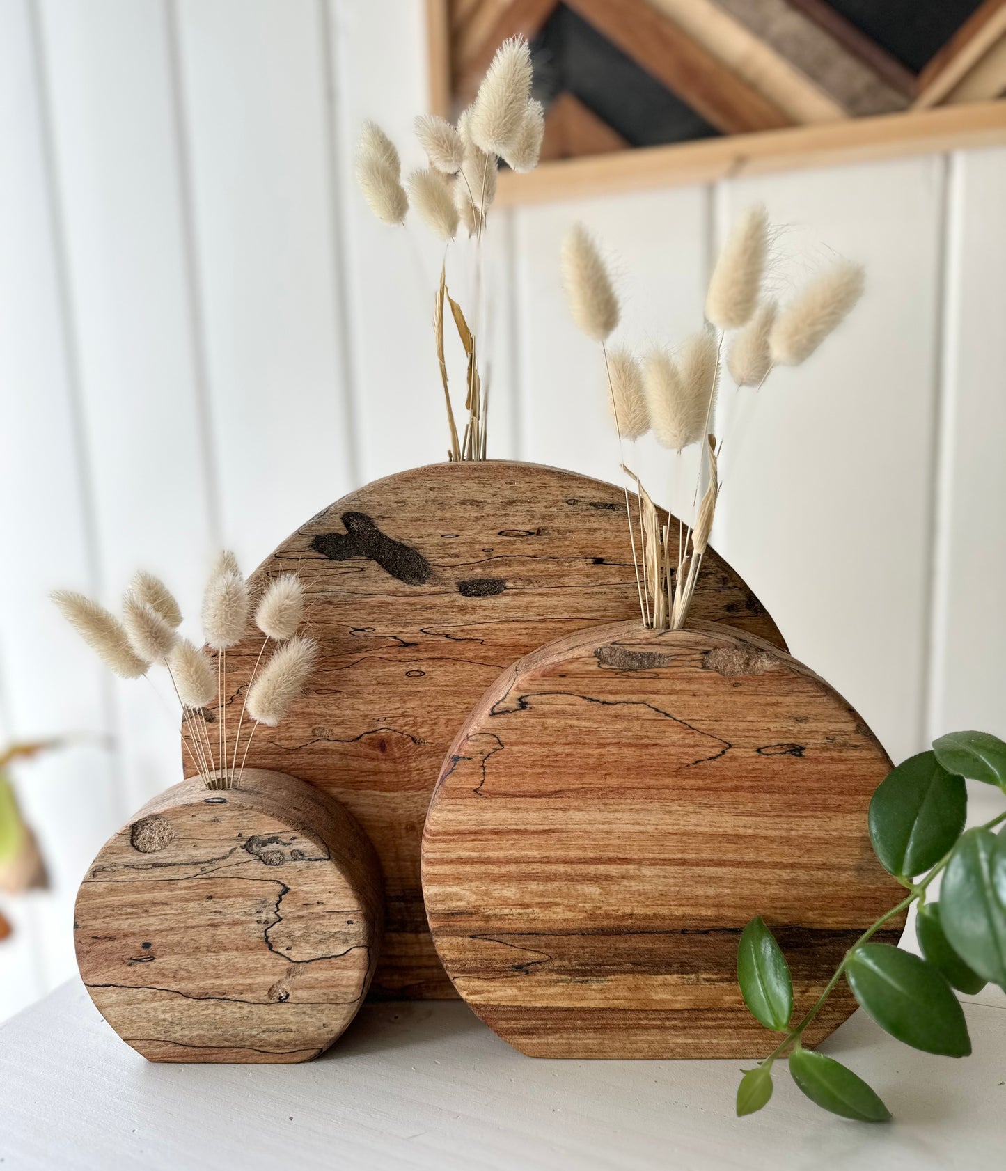 Wood Vases