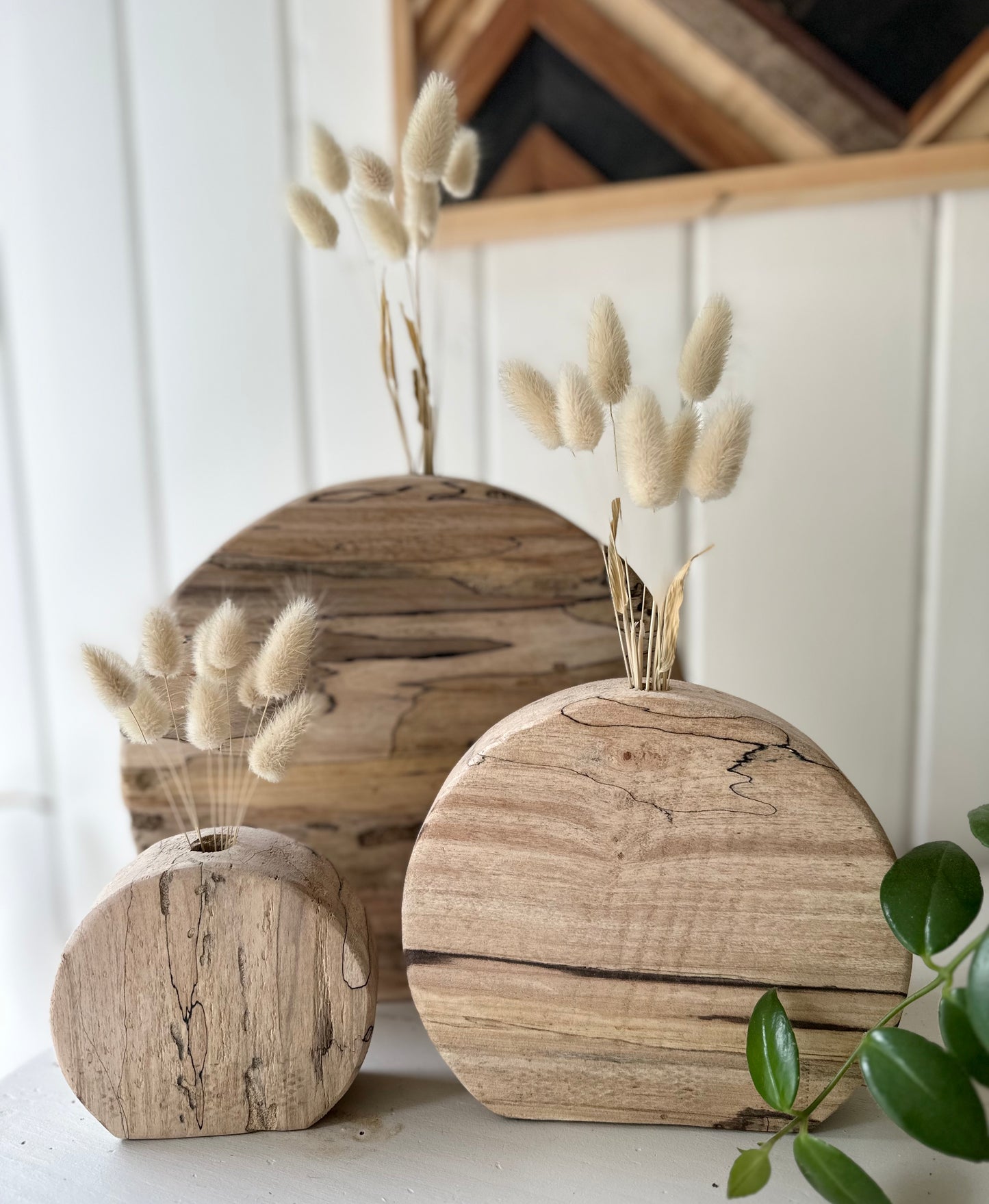 Wood Vases