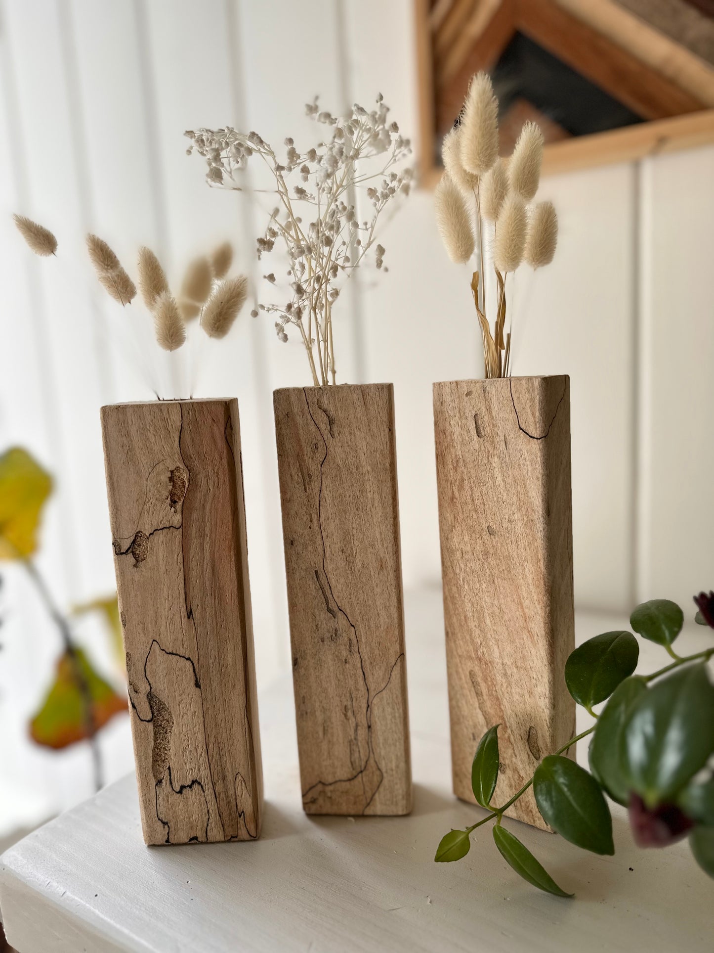 Wood Vases