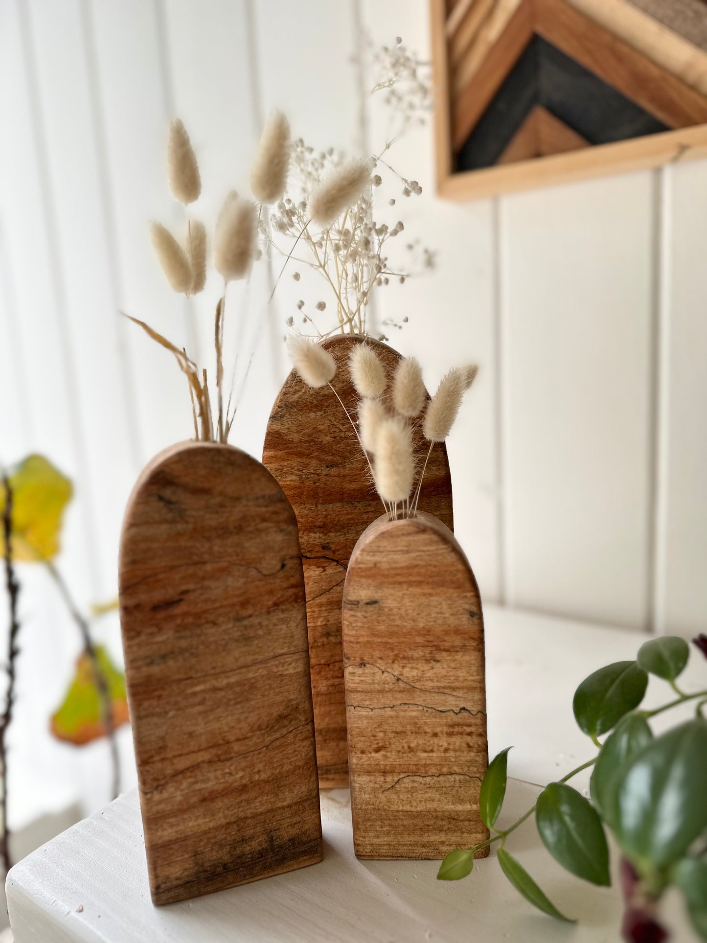 Wood Vases