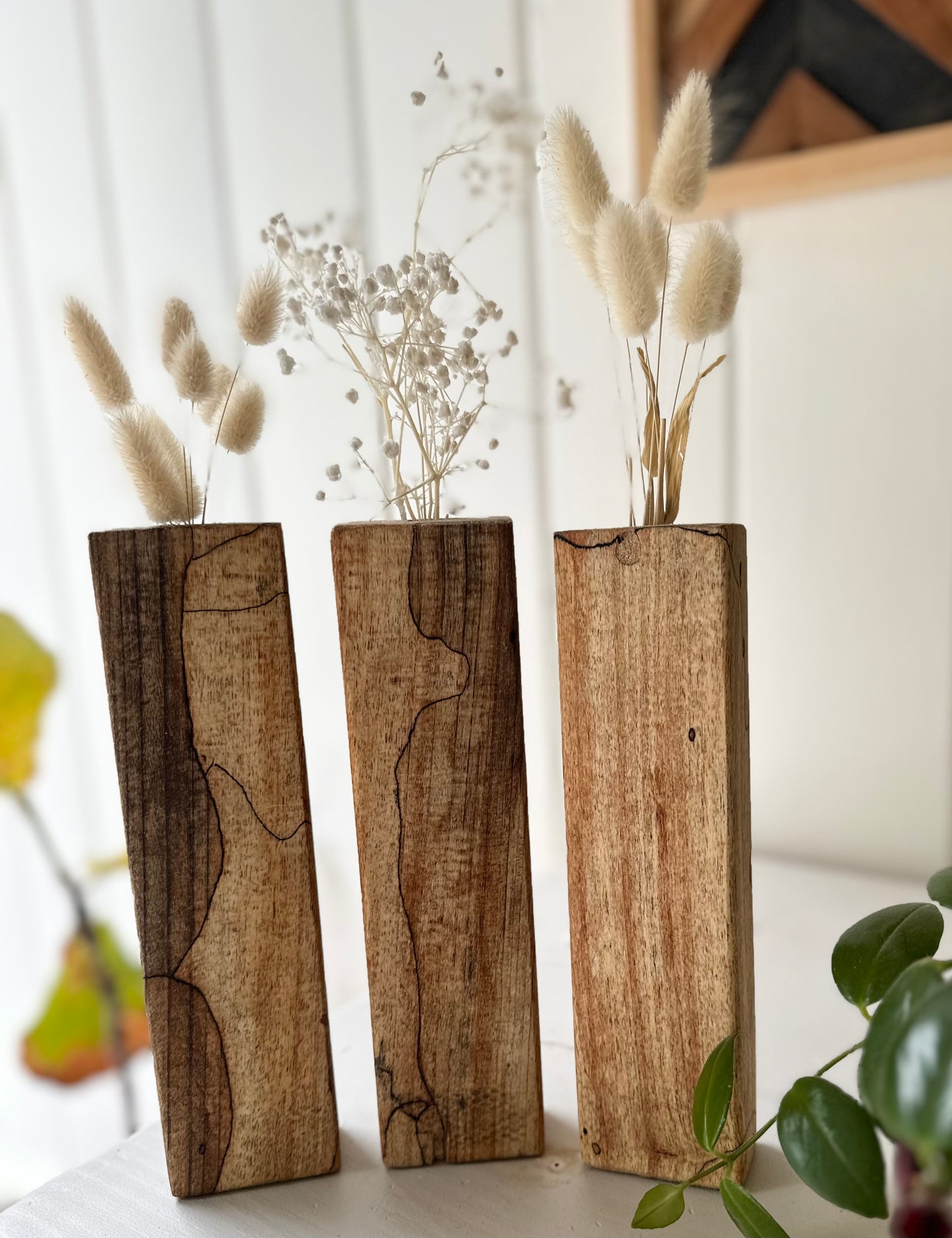 Wood Vases