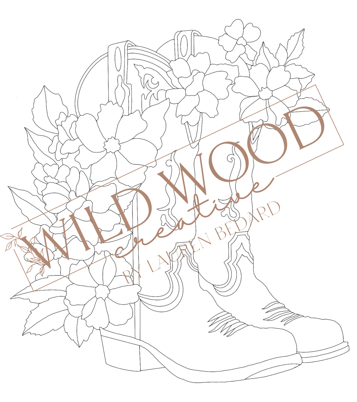 Floral Boots