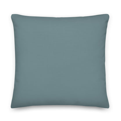 Voyageur - Wanderlust - Premium Throw Pillow (Grey)