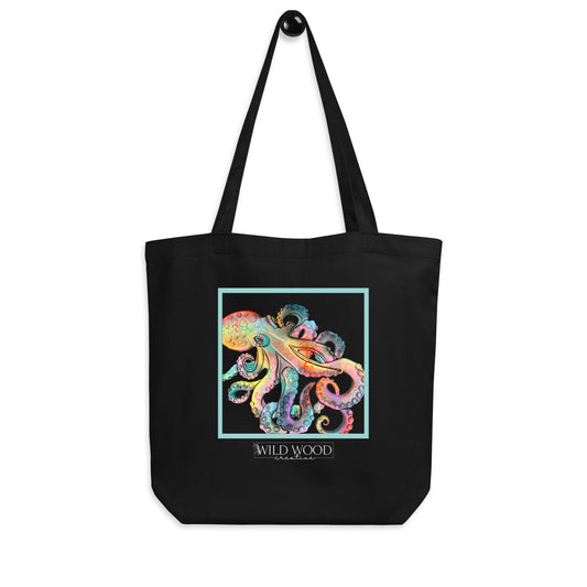 Coastline - Whimsical Octopus Eco Tote Bag