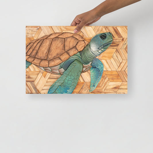 Coastline - Sea Turtle Poster Print