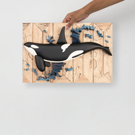 Coastline - Orca Poster Print