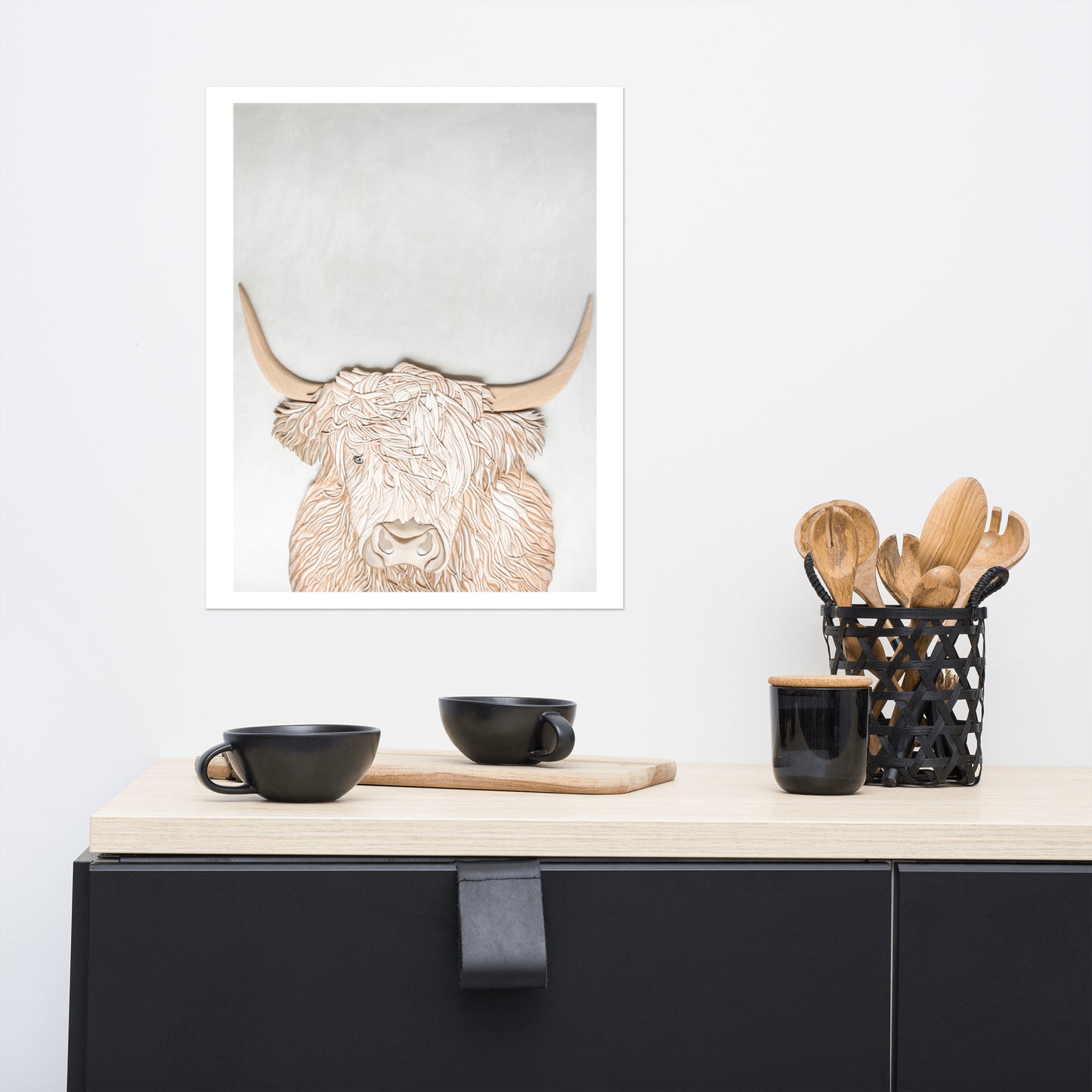 Highland Cow Poster Print