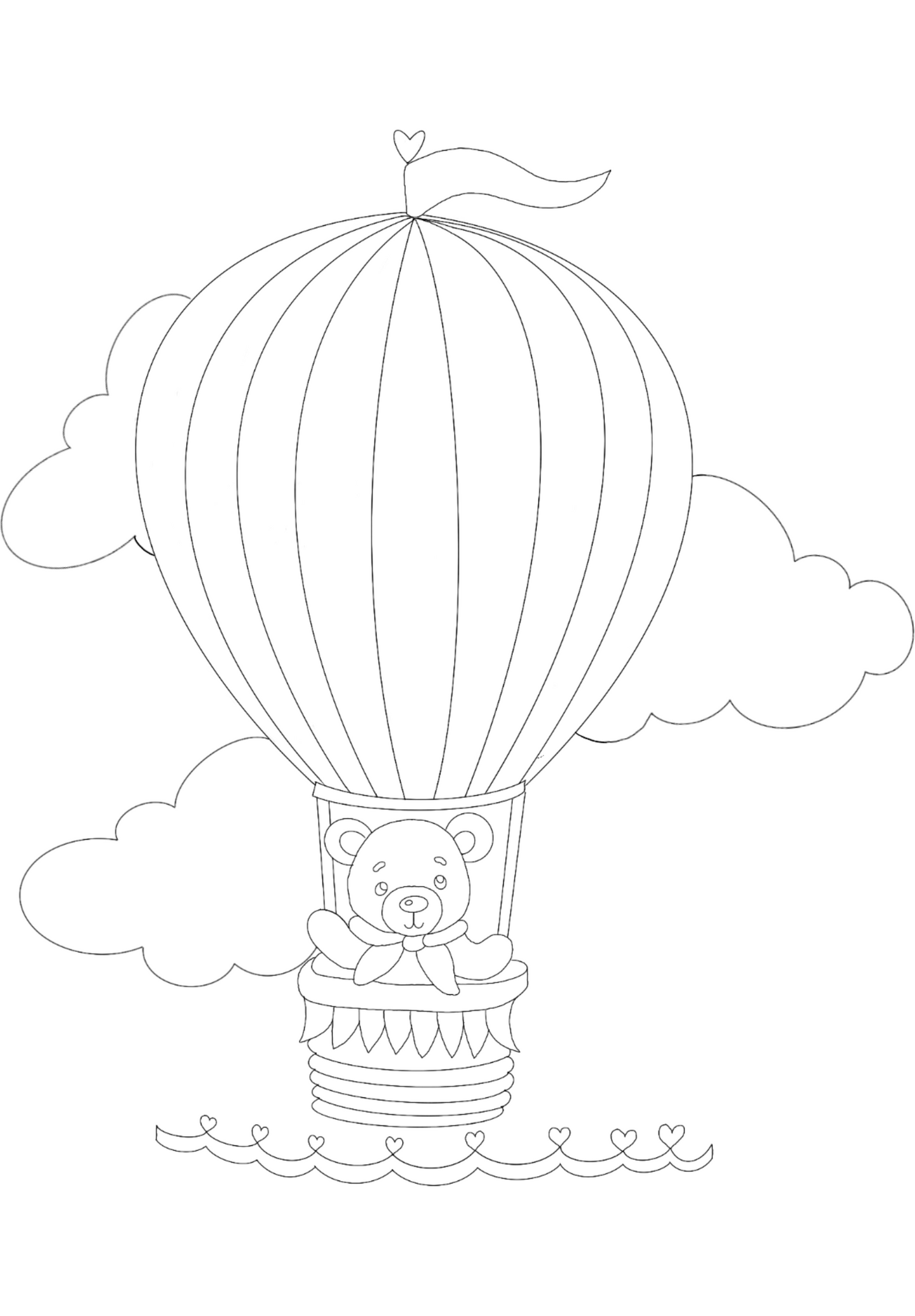 Hot Air Balloon SVG