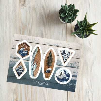 Voyageur - Ocean Waves - Sticker Sheet