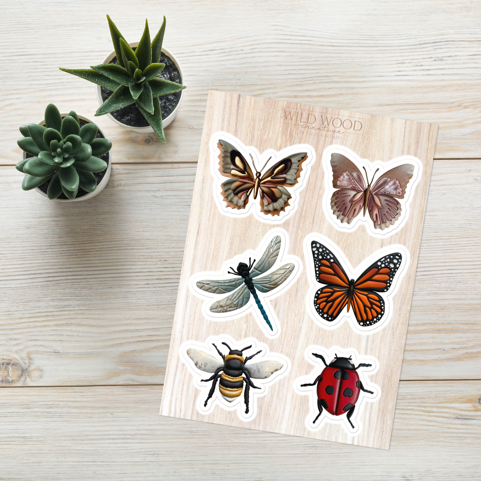 NATURA - Insect Sticker sheet – Wild Wood Creative