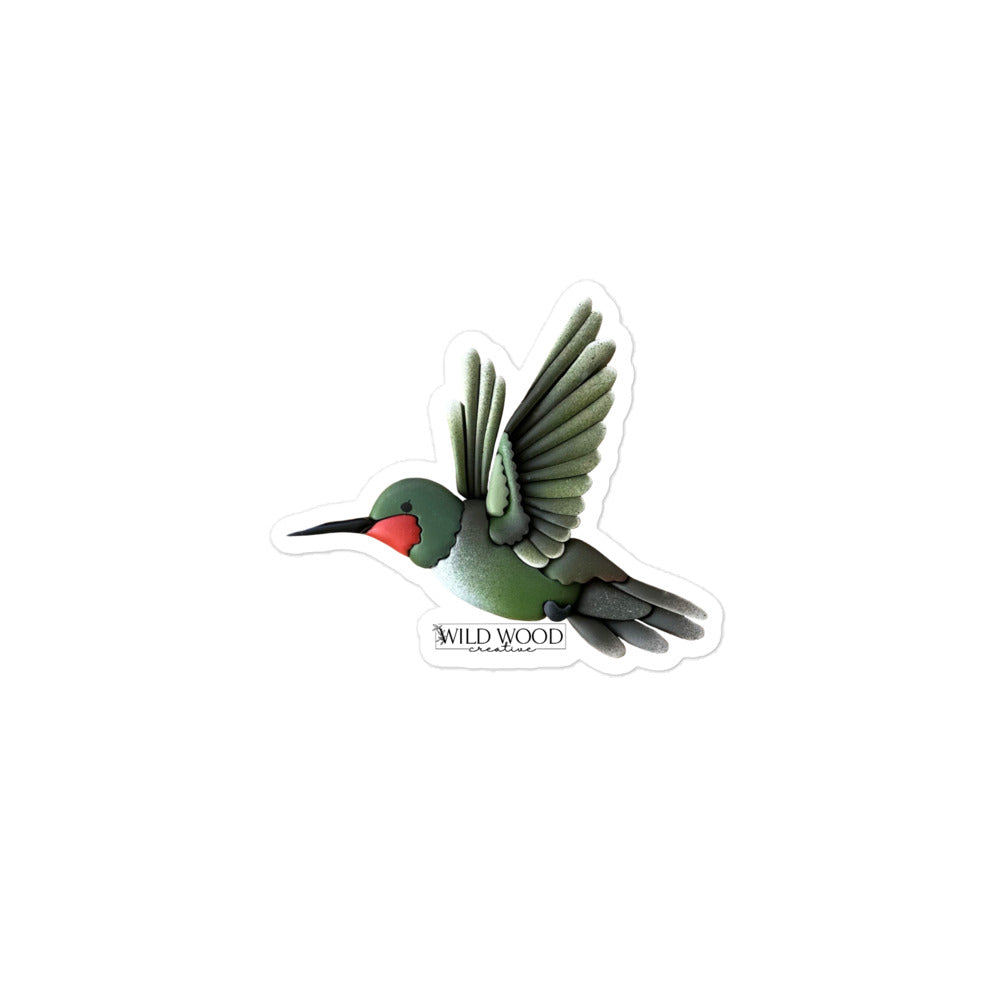 Coastline - Hummingbird Bubble-free stickers