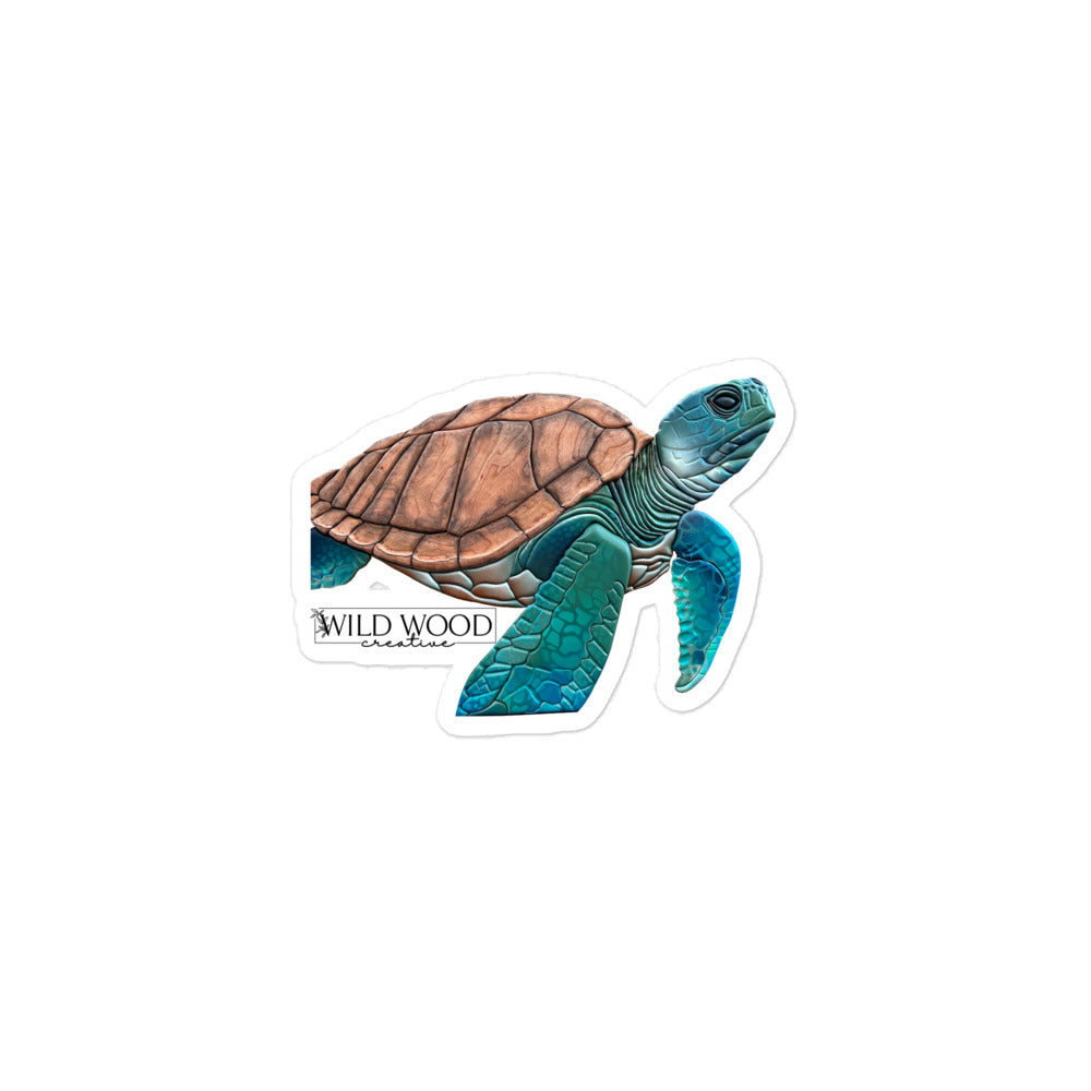 Coastline - Sea Turtle Bubble-free stickers