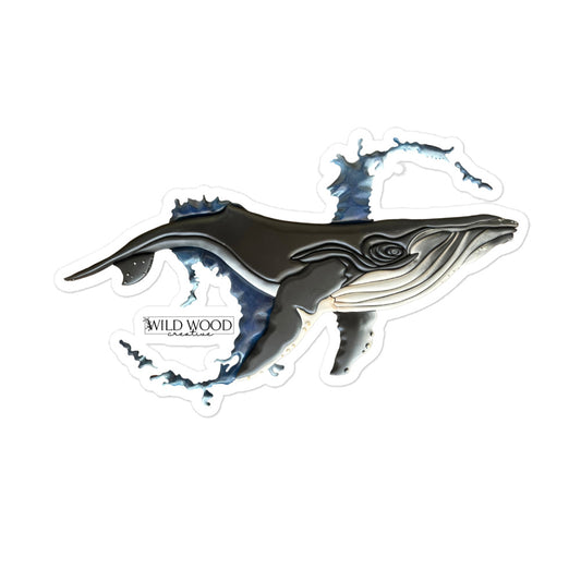 Coastline - Humpback Bubble-free stickers