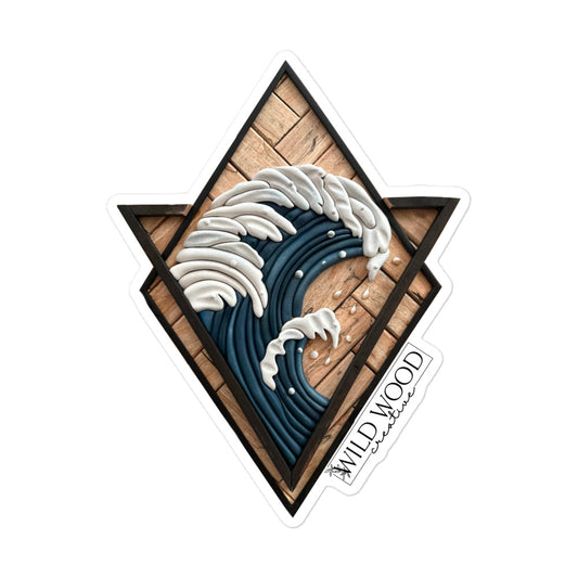 Coastline - Breaker Bubble-free stickers