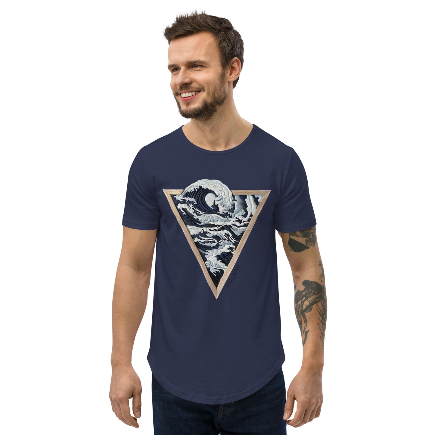 Voyageur - Rogue - Men's Curved Hem T-Shirt