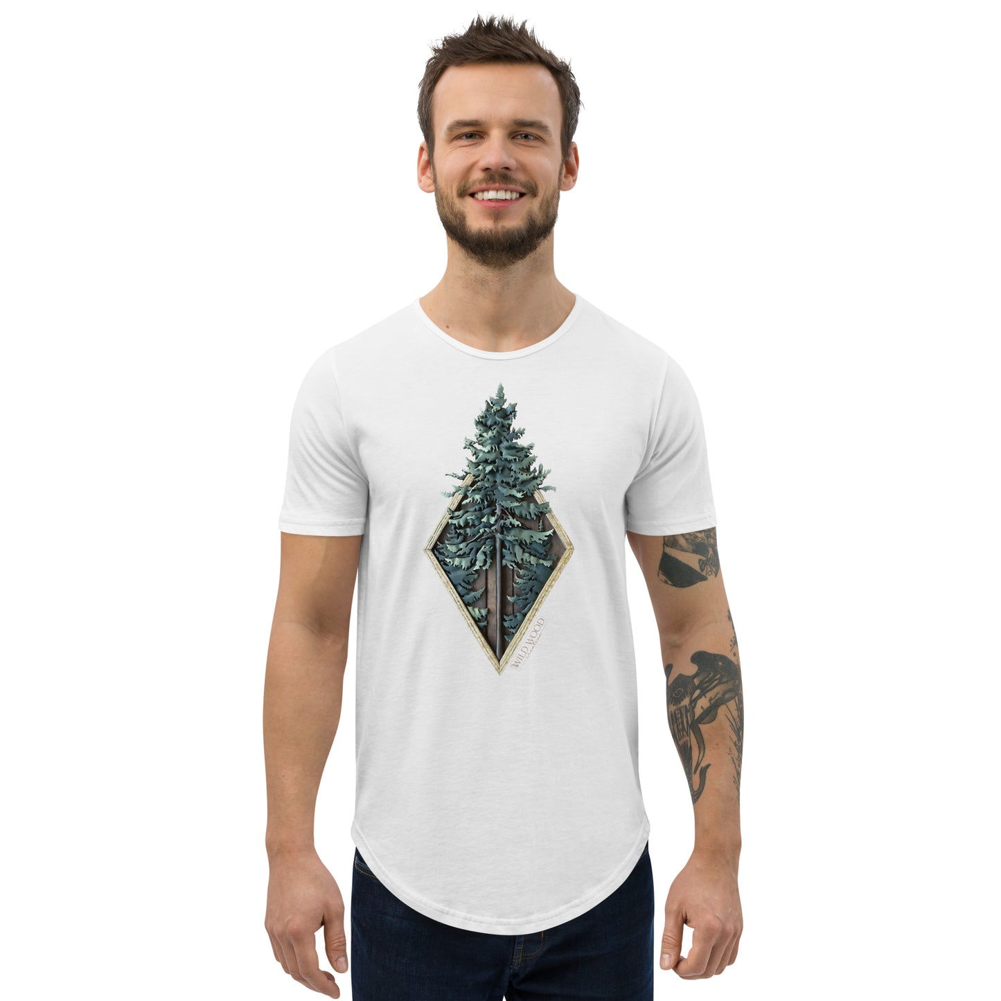 Voyageur - Wundervei - Men's Curved Hem T-Shirt