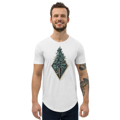 Voyageur - Wundervei - Men's Curved Hem T-Shirt