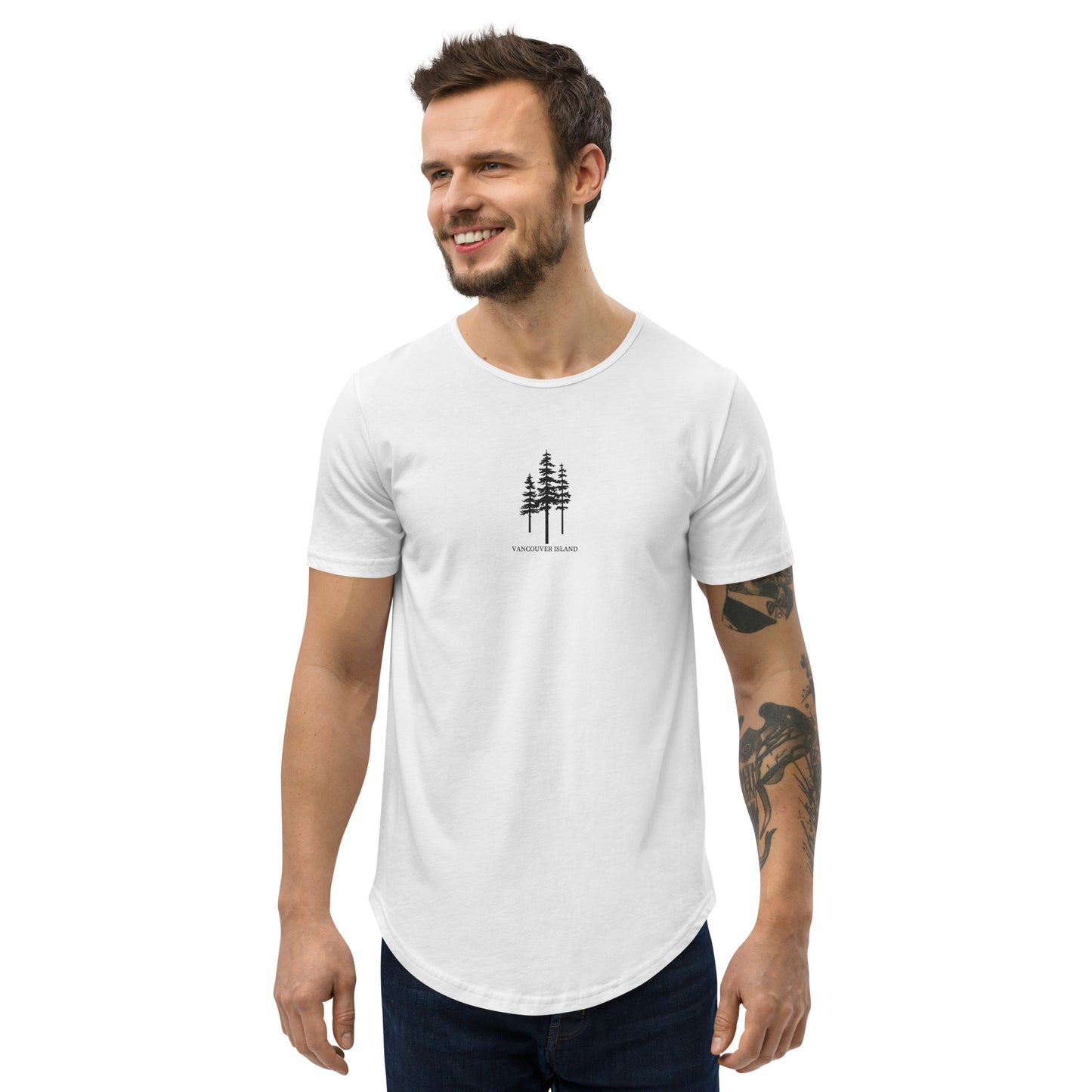 WWC Van Isle - Men's Curved Hem T-Shirt