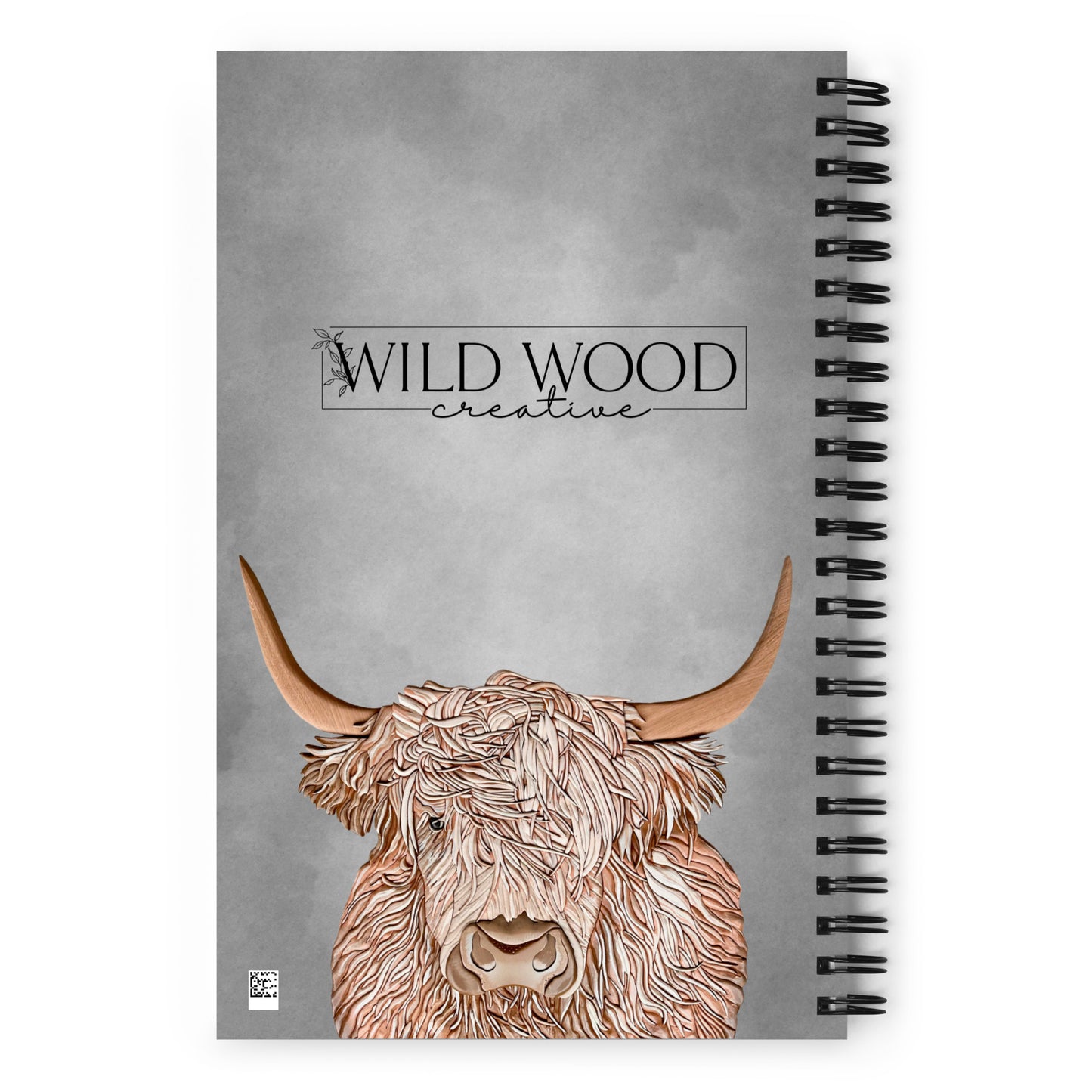 Highland Cow - Spiral notebook