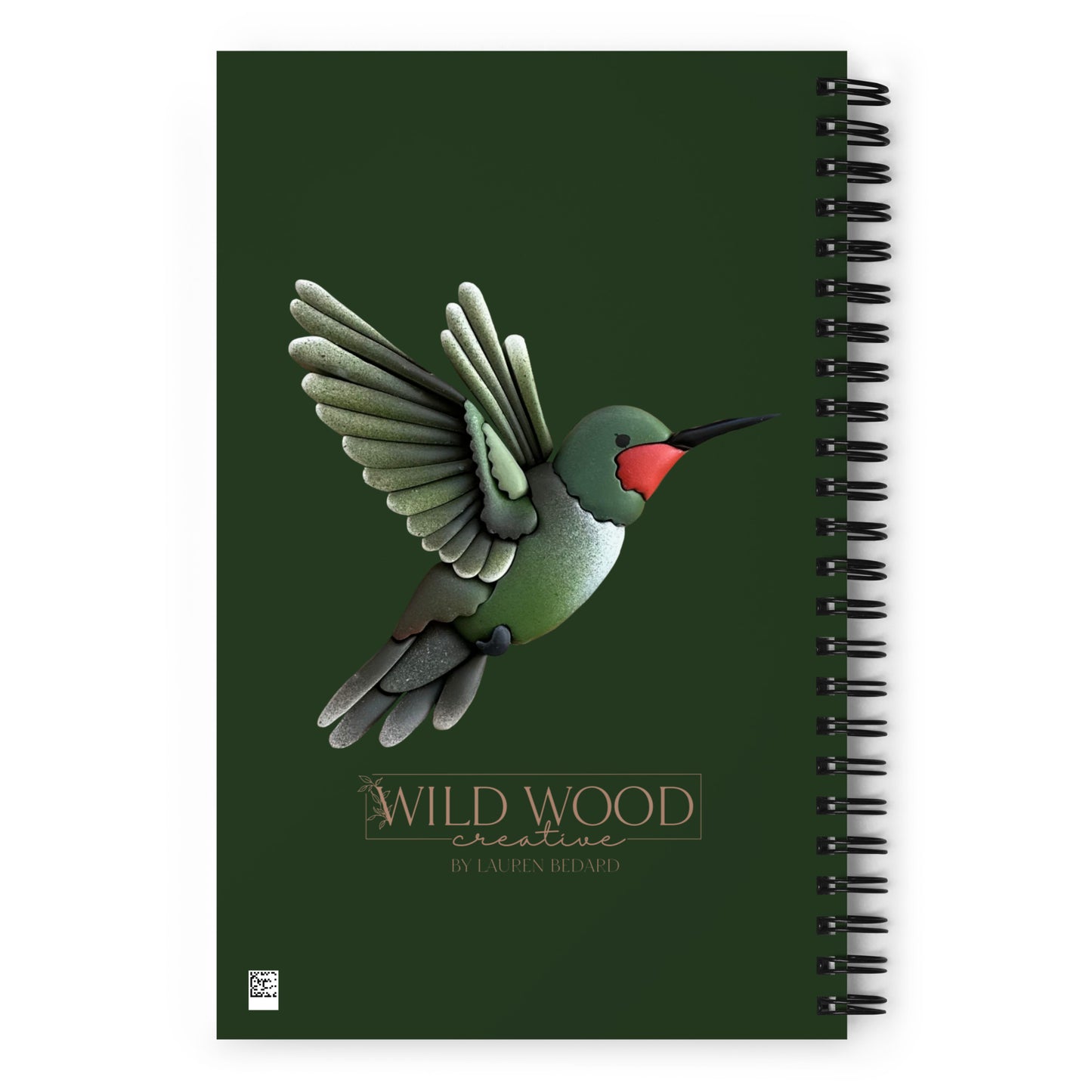 Coastline Hummingbird Spiral notebook