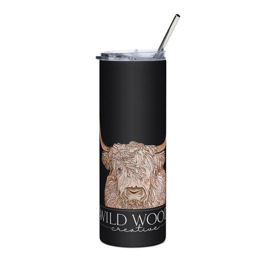 Highland Cow - Stainless steel tumbler