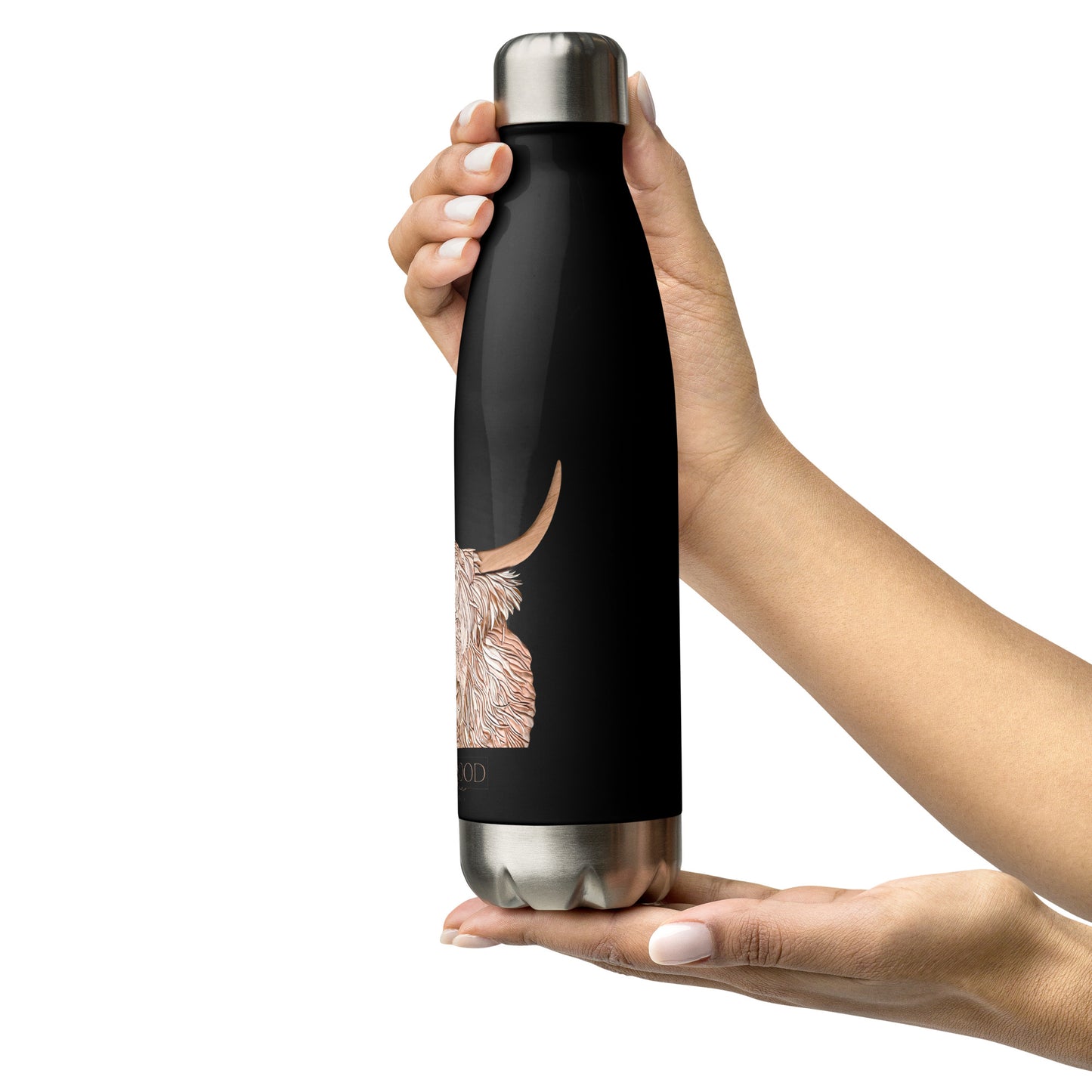 Highland Cow - Stainless Steel Water Bottle