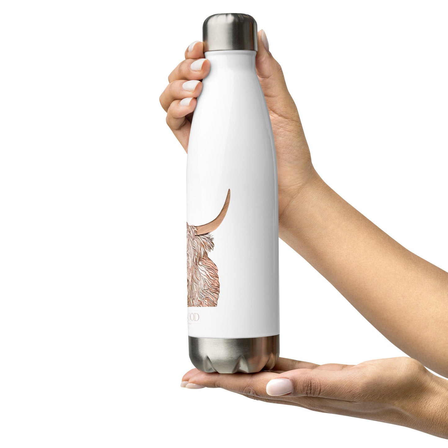 Highland Cow - Stainless Steel Water Bottle