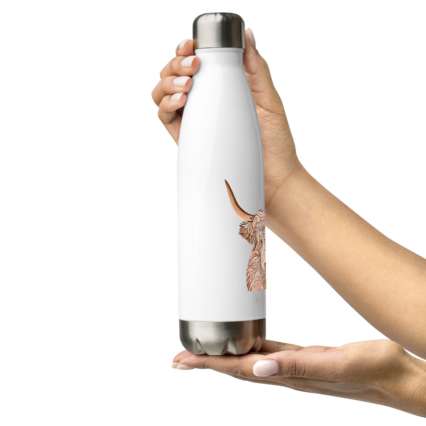 Highland Cow - Stainless Steel Water Bottle