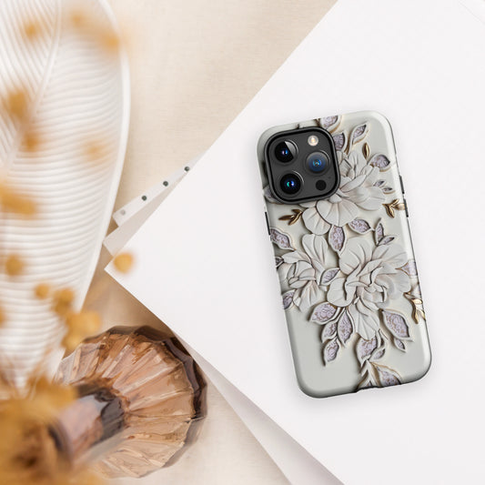 Auryn Lacey Peonies - Tough Case for iPhone®