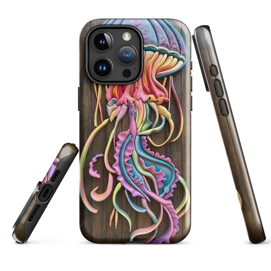 Coastline - Psychedelic Jellyfish Tough Case for iPhone®