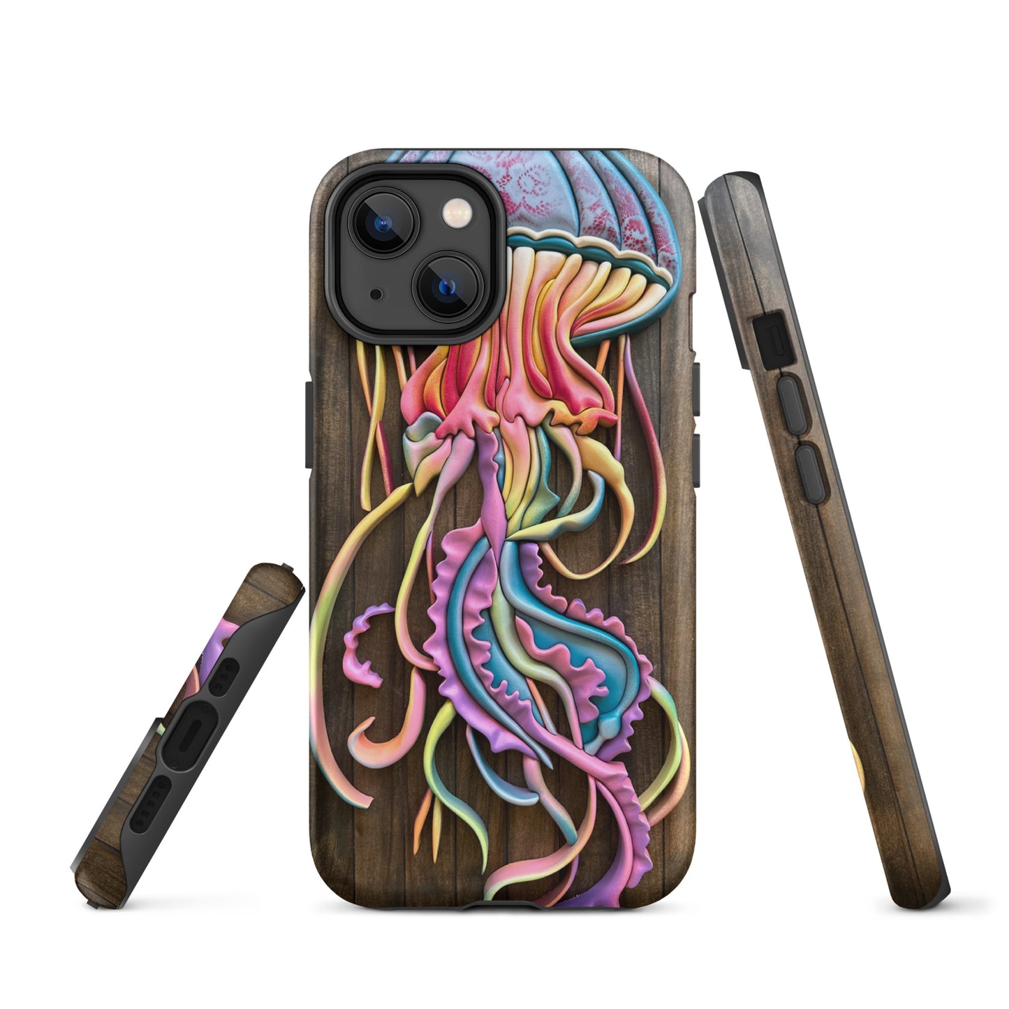 Coastline - Psychedelic Jellyfish Tough Case for iPhone®