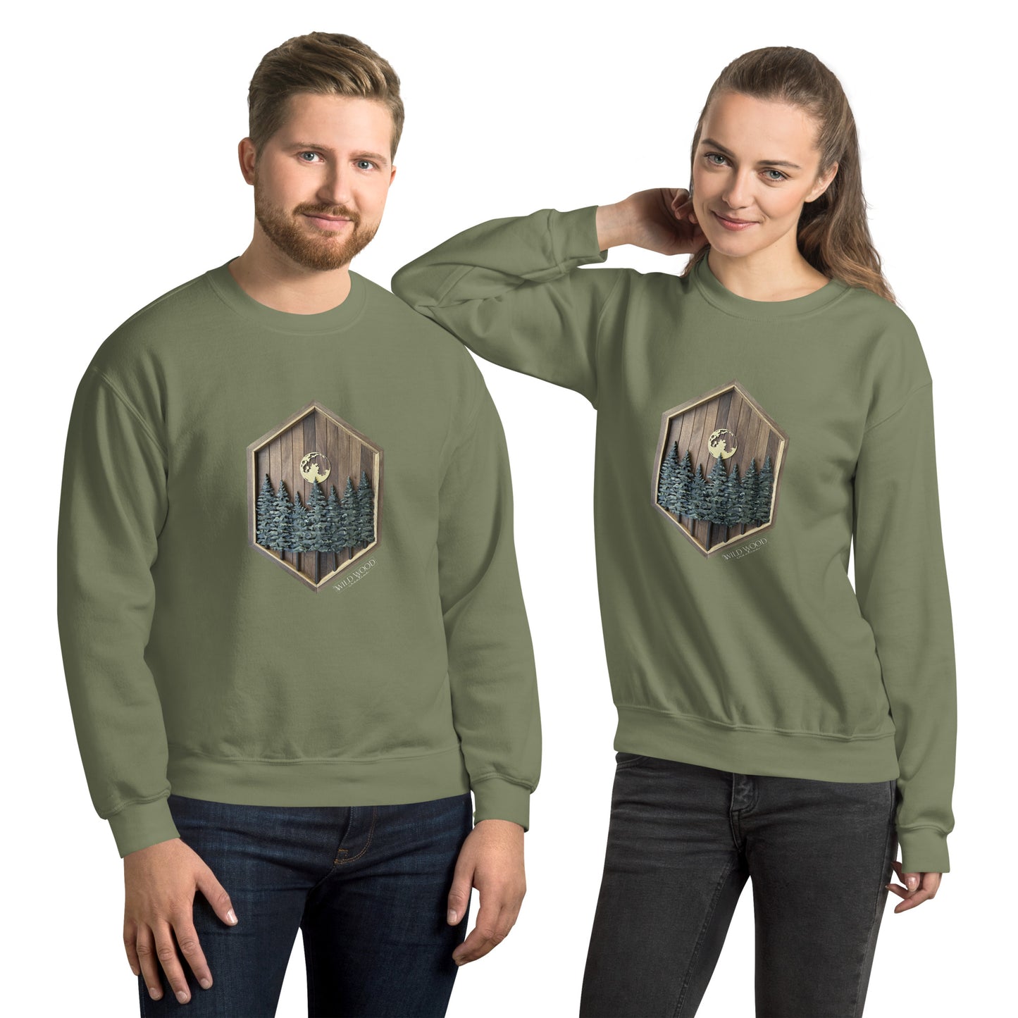 Voyageur - Serenity - Unisex Crew Neck Sweatshirt