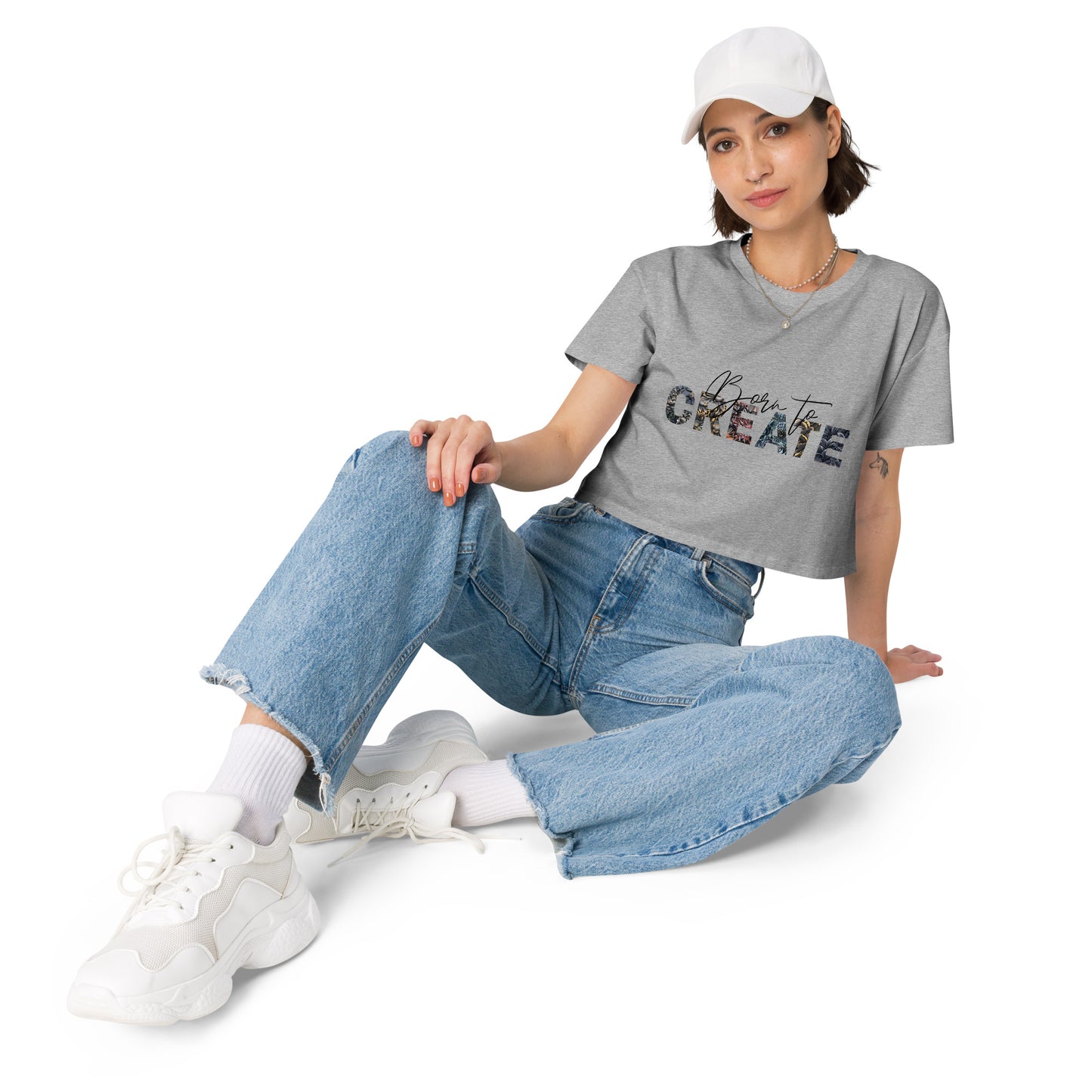 Born To Create - Women’s crop top